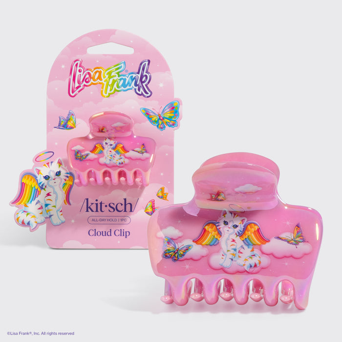 Lisa Frank x Kitsch Cloud Clip in Angel Kitty™