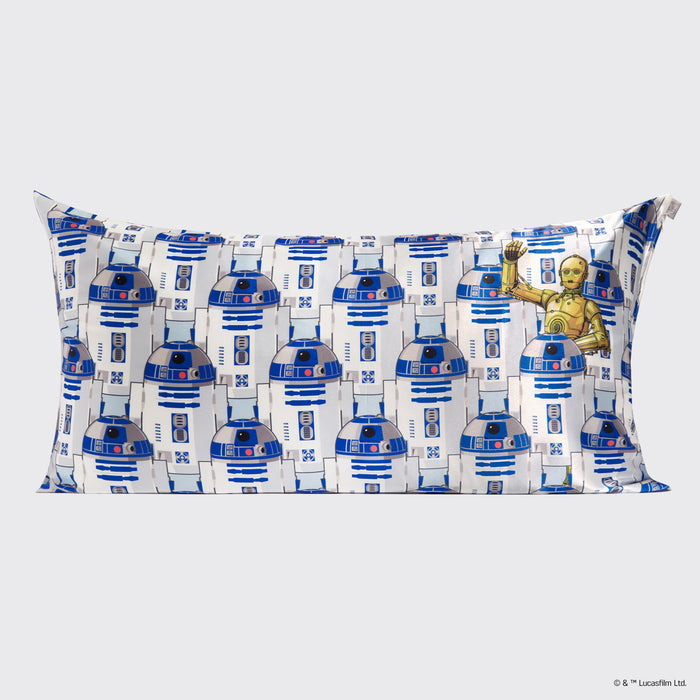 Star Wars™ & Kitsch Satin Pillowcase in R2-D2 & C-3PO - King