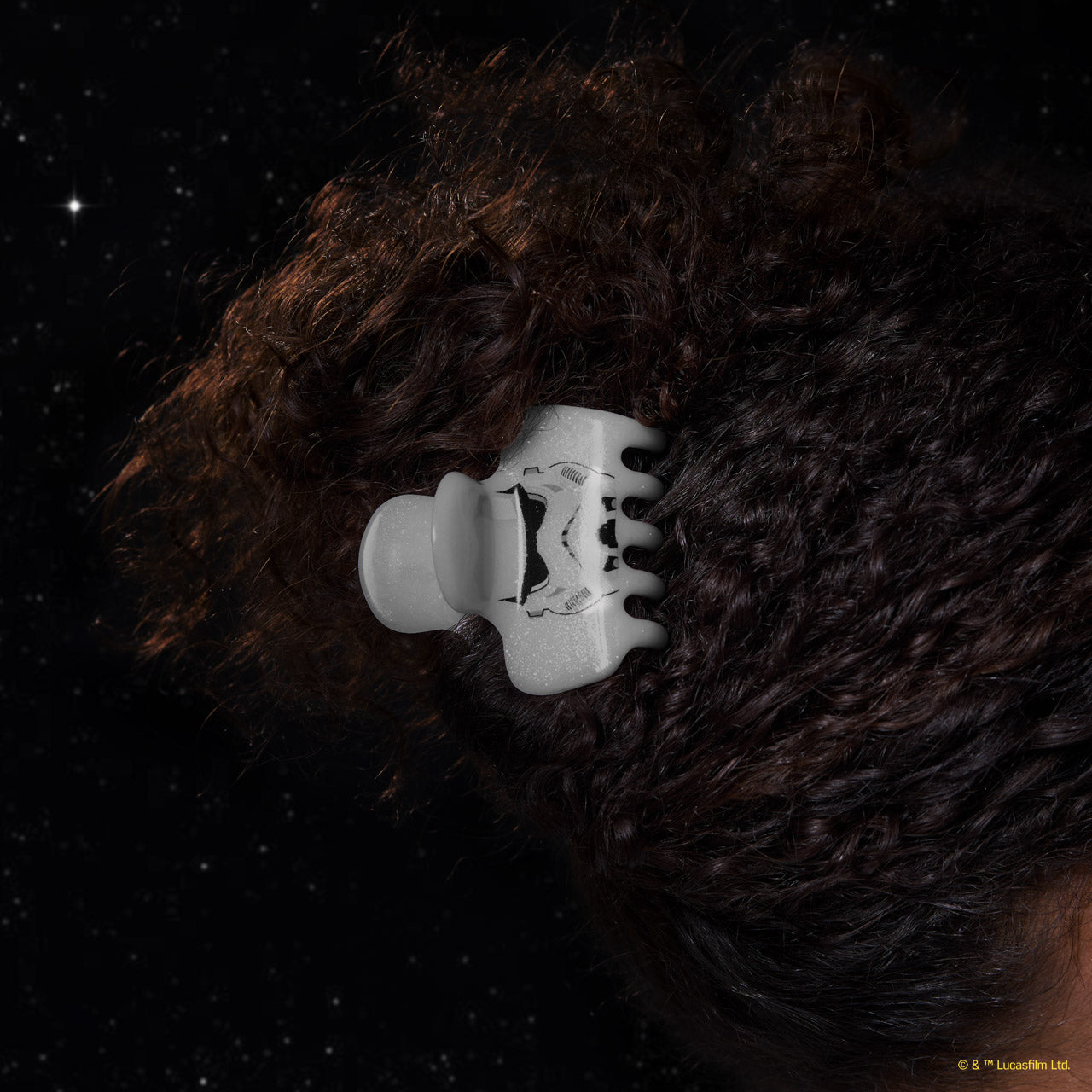 Star Wars™ & Kitsch Glitter Cloud Clip in Stormtrooper