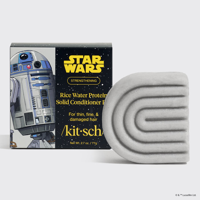 Star Wars™ & Kitsch Rice Water Protein Strengthening Solid Conditioner - R2-D2