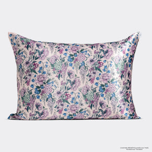 Bridgerton x Kitsch Satin Pillowcase in Wisteria