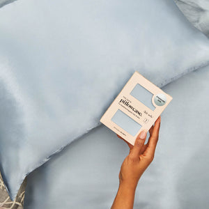 Satin Pillowcase in Haze Blue 4 pack - King