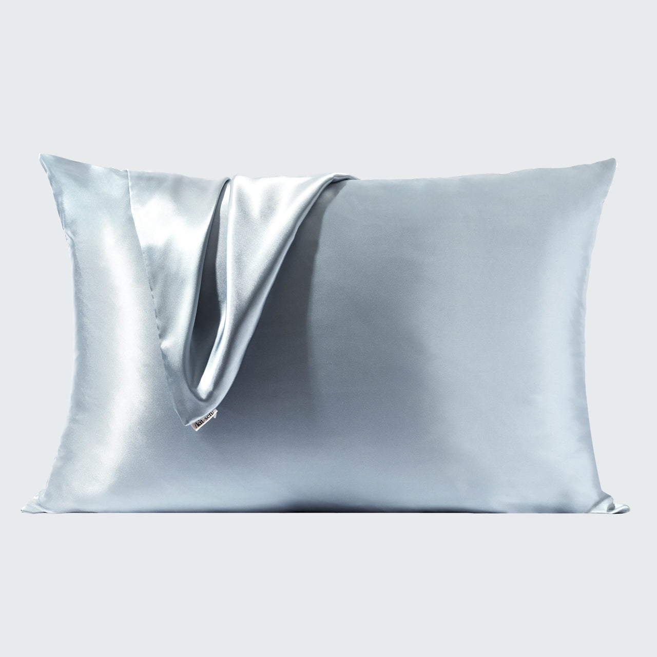 Satin Pillowcase in Haze Blue 2 Pack Bundle