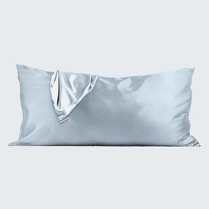 Satin Pillowcase in Haze Blue 4 pack - King