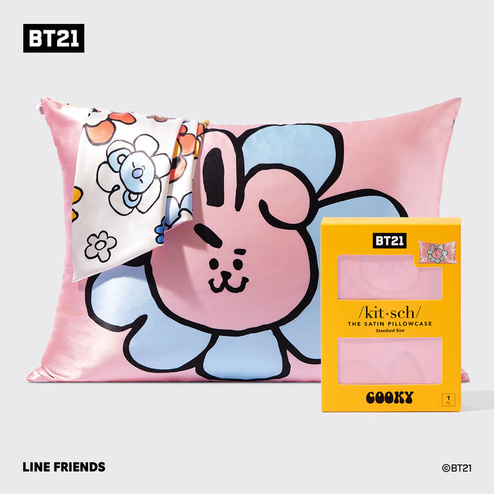 Kitsch x BT21 Satin Pillowcase in COOKY