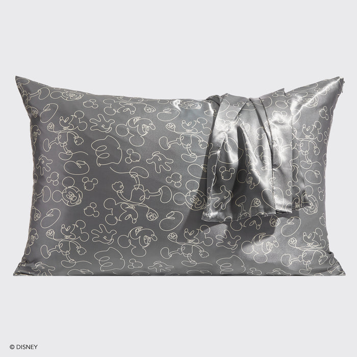 Kitsch x Mickey and Minnie Satin Pillowcase in Mickey Magic