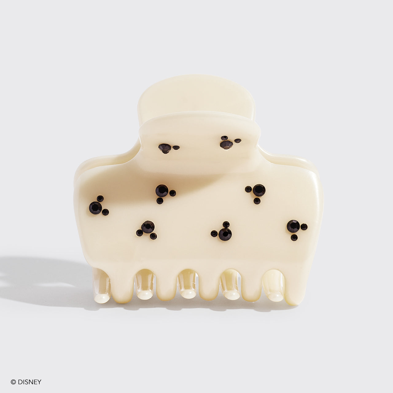 Kitsch x Mickey and Minnie Cloud Claw Clip in Cream Rhinestone