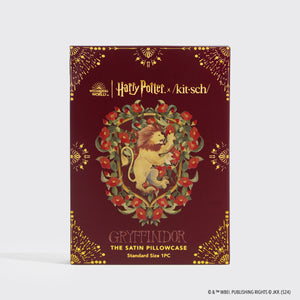 Kitsch x Harry Potter Satin Pillowcase in Gryffindor