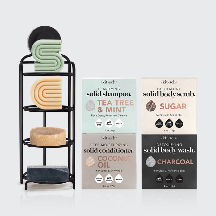Build Your Own Shampoo & Conditioner with FREE Self-Draining Shower Caddy