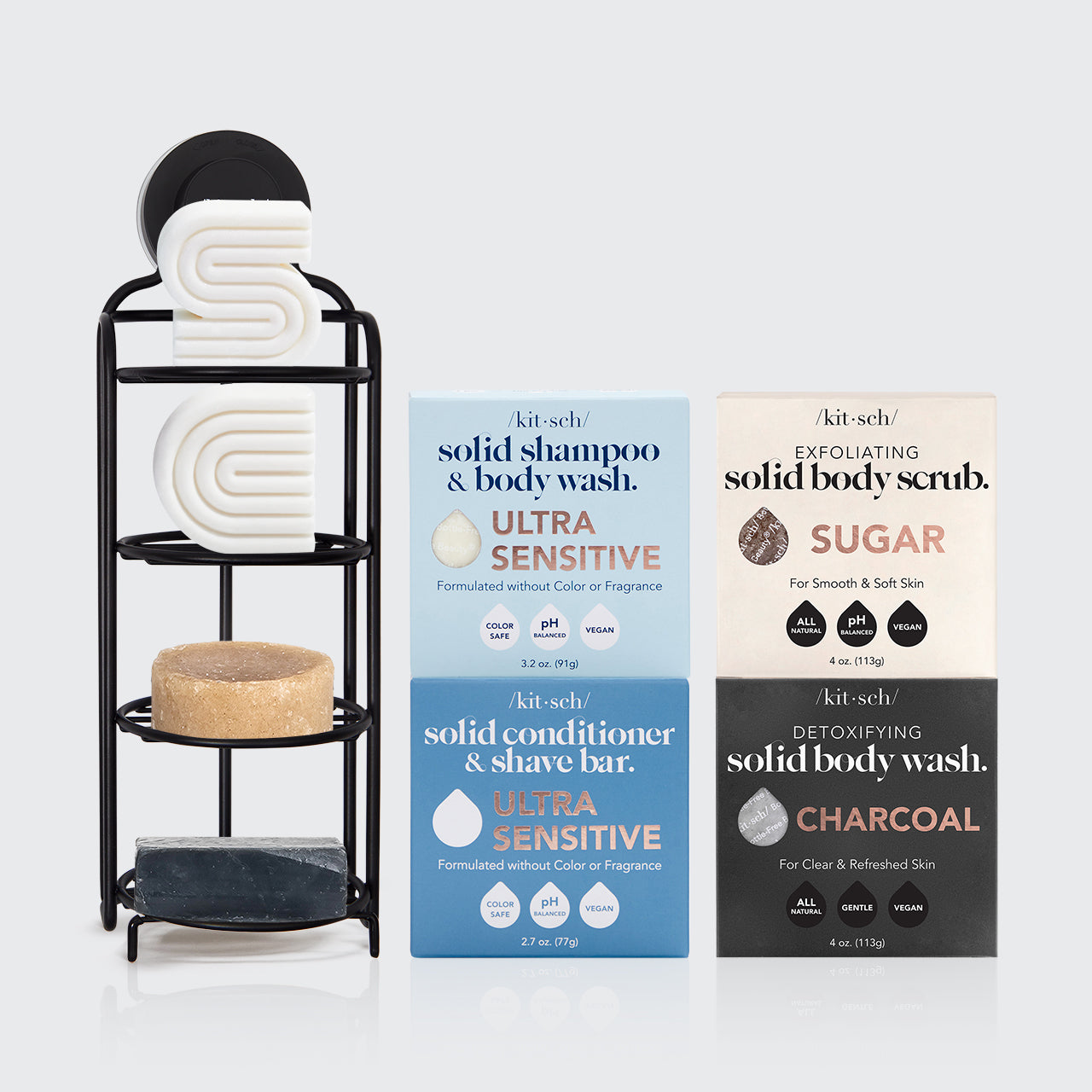 Build Your Own Shampoo & Conditioner with FREE Self-Draining Shower Caddy
