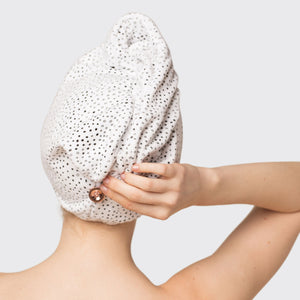 Quick Dry Hair Towel - Micro Dot